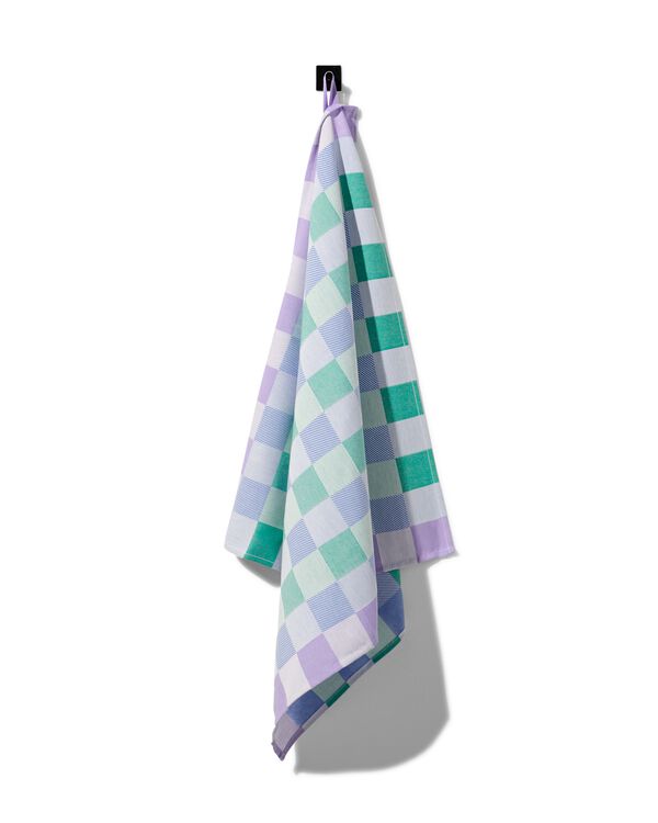 torchon 65x65 coton avec carreaux - 5450044 - HEMA