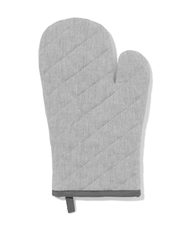 gant de cuisine coton gris - 5460005 - HEMA