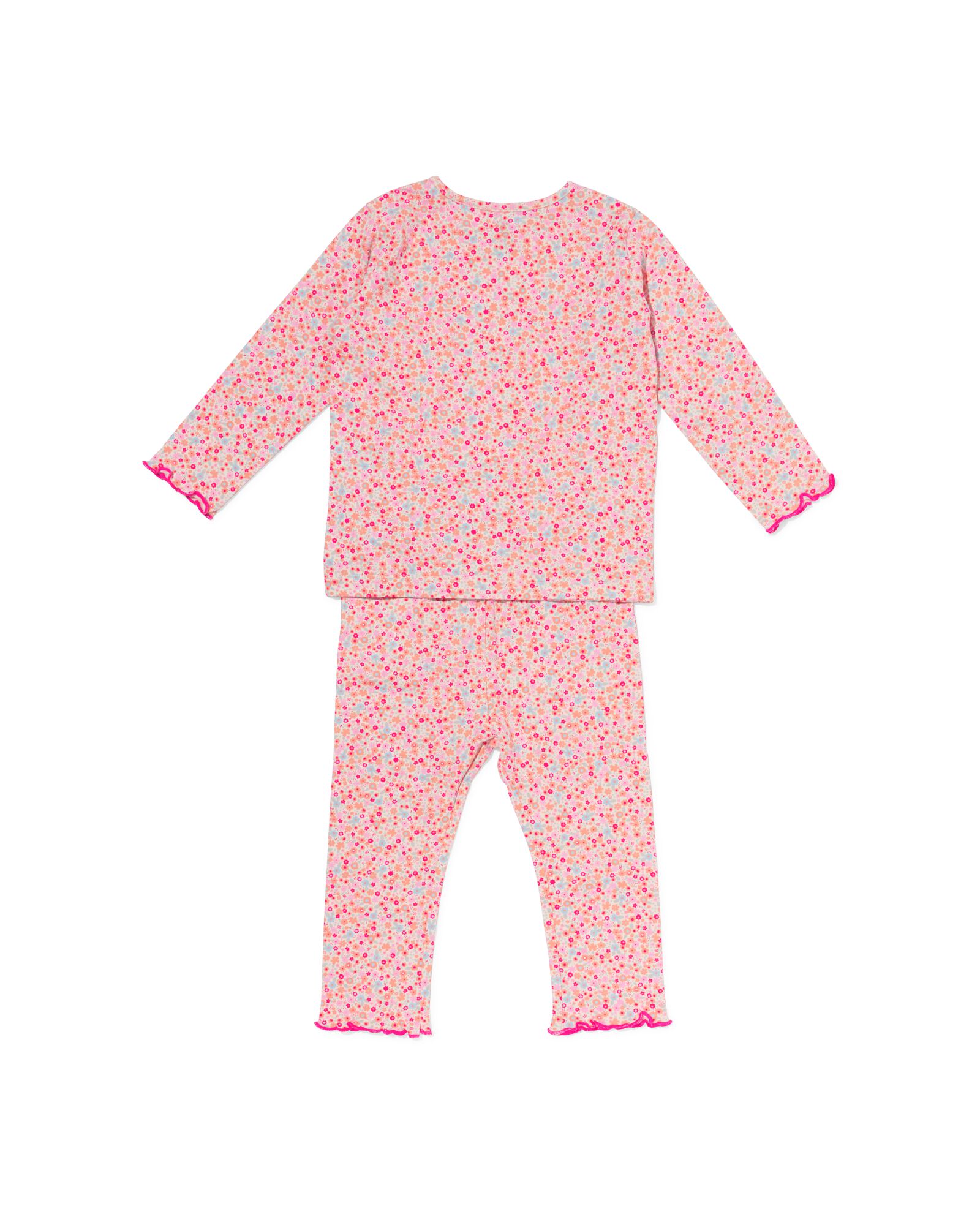 babypyjama bloemen multicolor multicolor - 33300660MULTICOLOUR - HEMA
