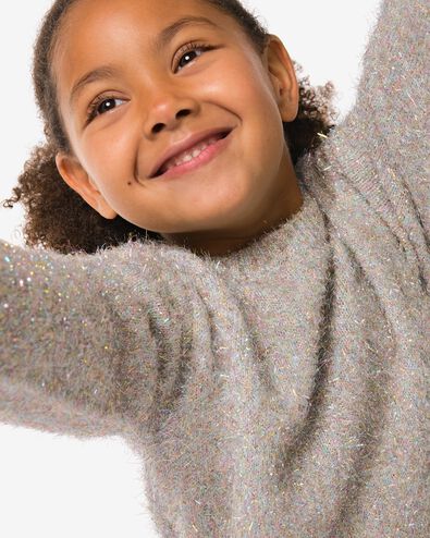 kindertrui glitter zilver zilver - 30834018SILVER - HEMA