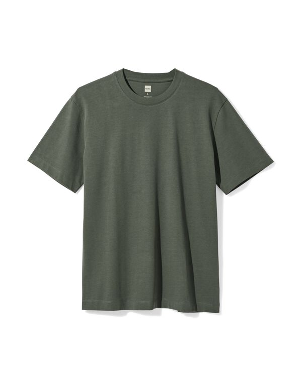 heren T-shirt Elias relaxed fit grijs grijs - 2129820GREY - HEMA