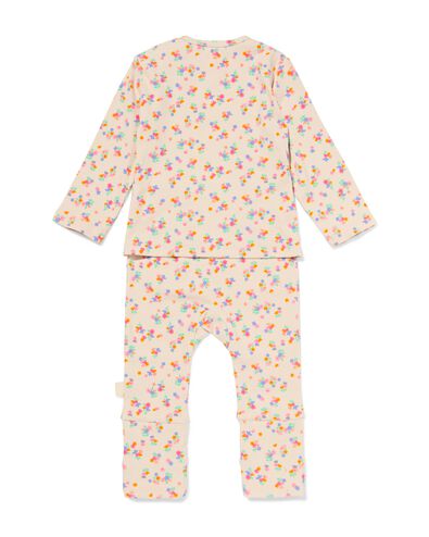 Newborn mitwachsender Strampler mit Blumen blau blau - 33439520BLUE - HEMA