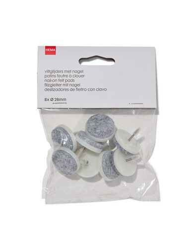 8 patins en feutre &agrave; clou - 81040078 - HEMA