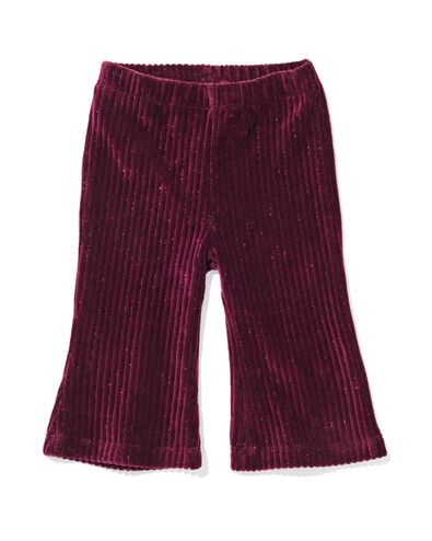 legging enfant coupe &eacute;vas&eacute;e c&ocirc;tel&eacute; paillet&eacute; rouge fonc&eacute; - 33076970DARKRED - HEMA