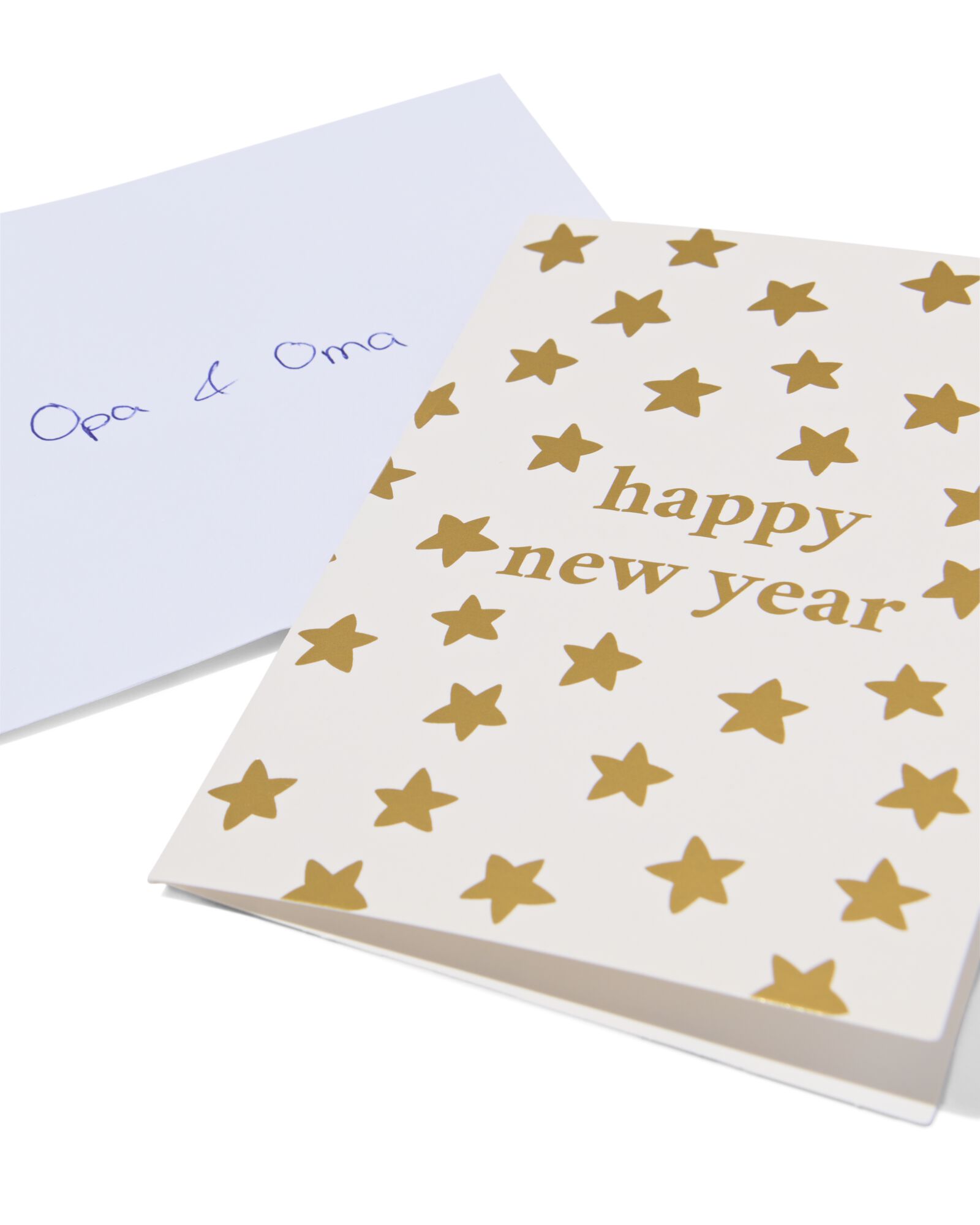 10 cartes de vœux de Nouvel An avec enveloppe - 25300059 - HEMA