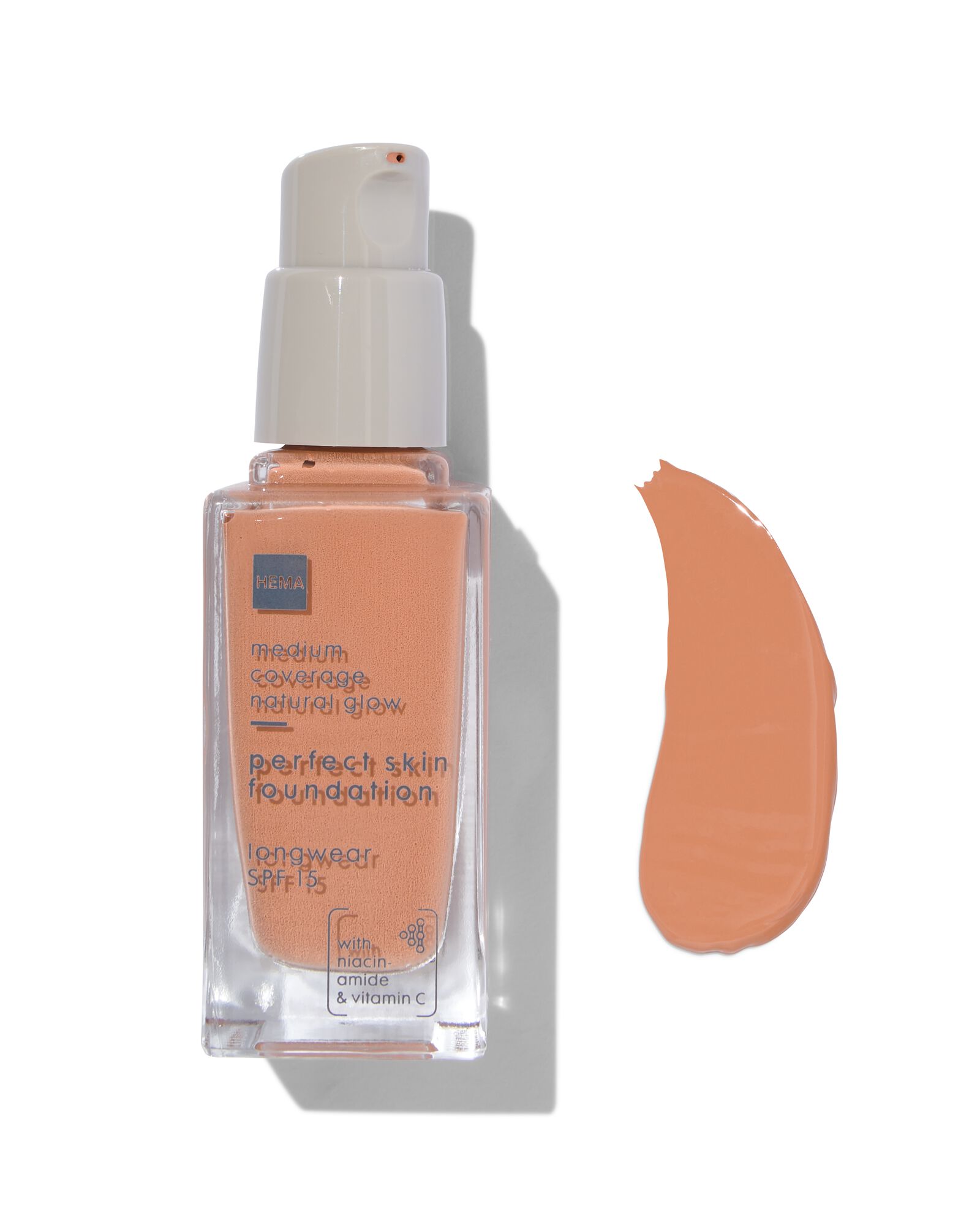perfect skin foundation SPF15 05 deep rose - 11290355 - HEMA