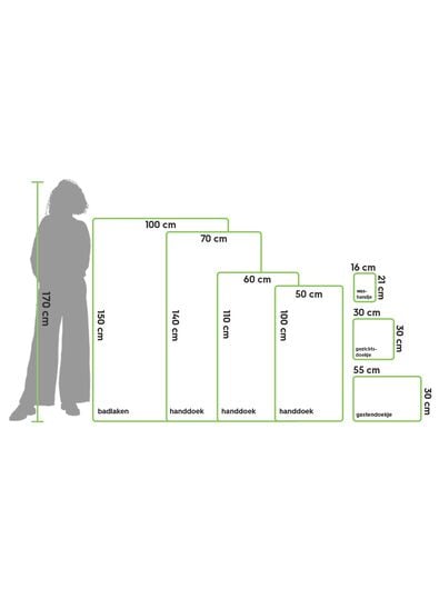 handdoeken - zware kwaliteit kobaltblauw handdoek 50 x 100 - 5282864 - HEMA