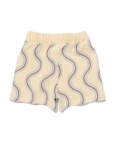 short b&eacute;b&eacute; coupe confortable tissu molletonn&eacute; abstrait &eacute;cru &eacute;cru - 33189670ECRU - HEMA