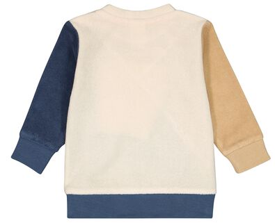 Baby-Sweatshirt, Frottee blau - 1000028203 - HEMA