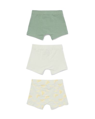 boxer enfant bananes - lot de 3 vert vert - 19203560GREEN - HEMA