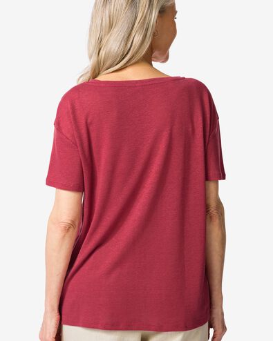 Damen-T-Shirt Evie rot rot - 36210680RED - HEMA