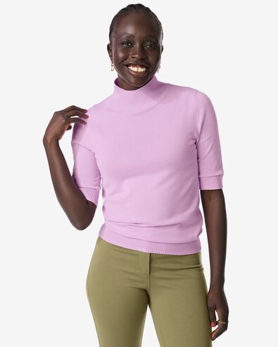 pull femme Lily femme maille fine rose - 36302690PINK - HEMA