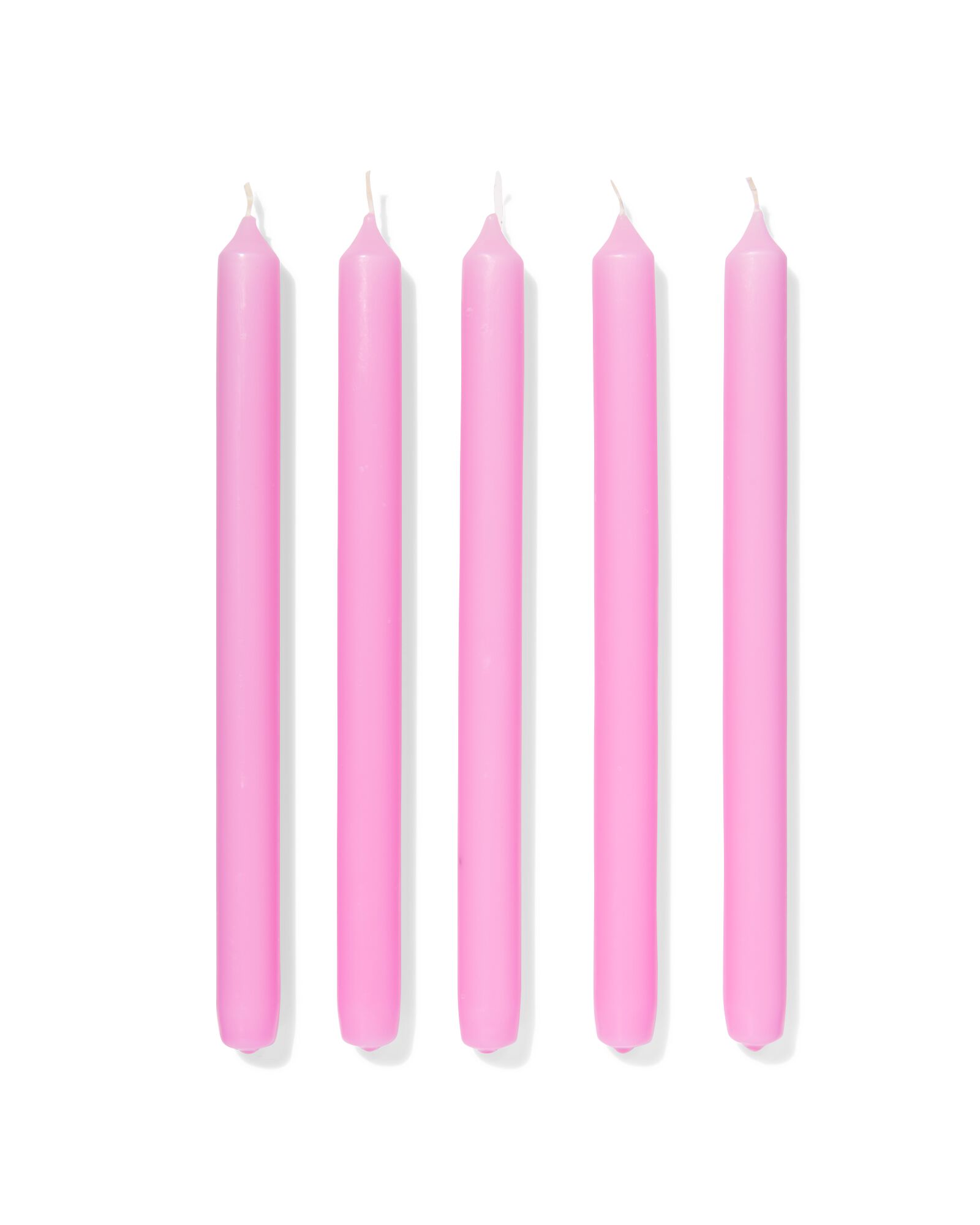 12 bougies longues &Oslash;2.2x29&nbsp; rose rose - 2000000276 - HEMA