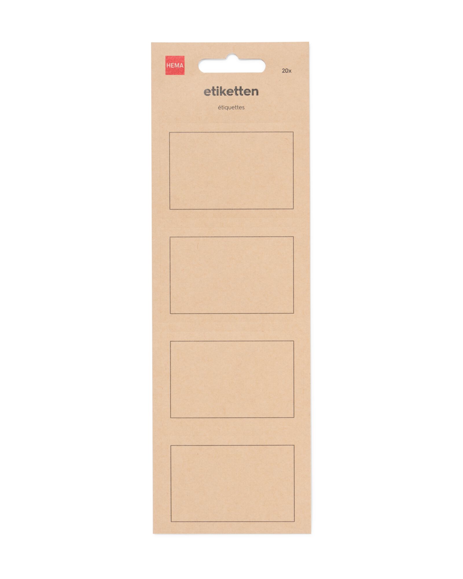 etiketten - 20 stuks - 14501239 - HEMA