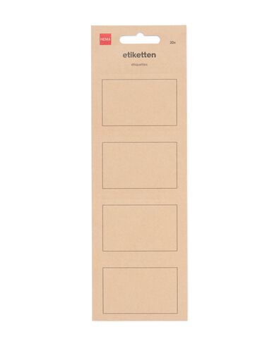 etiketten - 20 stuks - 14501239 - HEMA