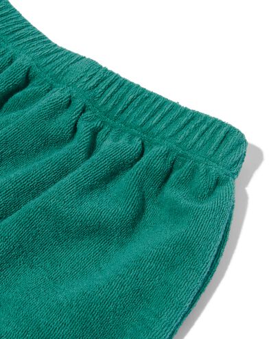 pantalon bébé tissu éponge vert 62 - 33039551 - HEMA