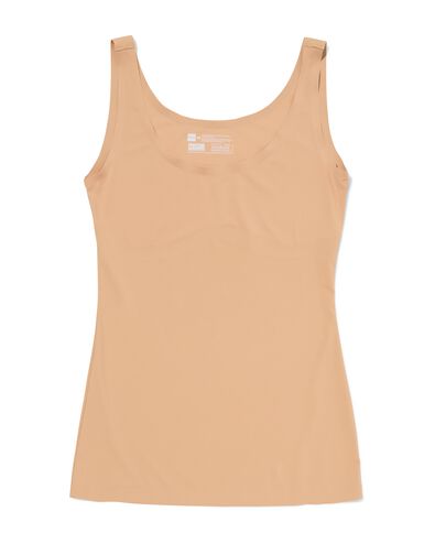 Mittelstark figurfreundliches Damenhemd beige beige - 21500385BEIGE - HEMA