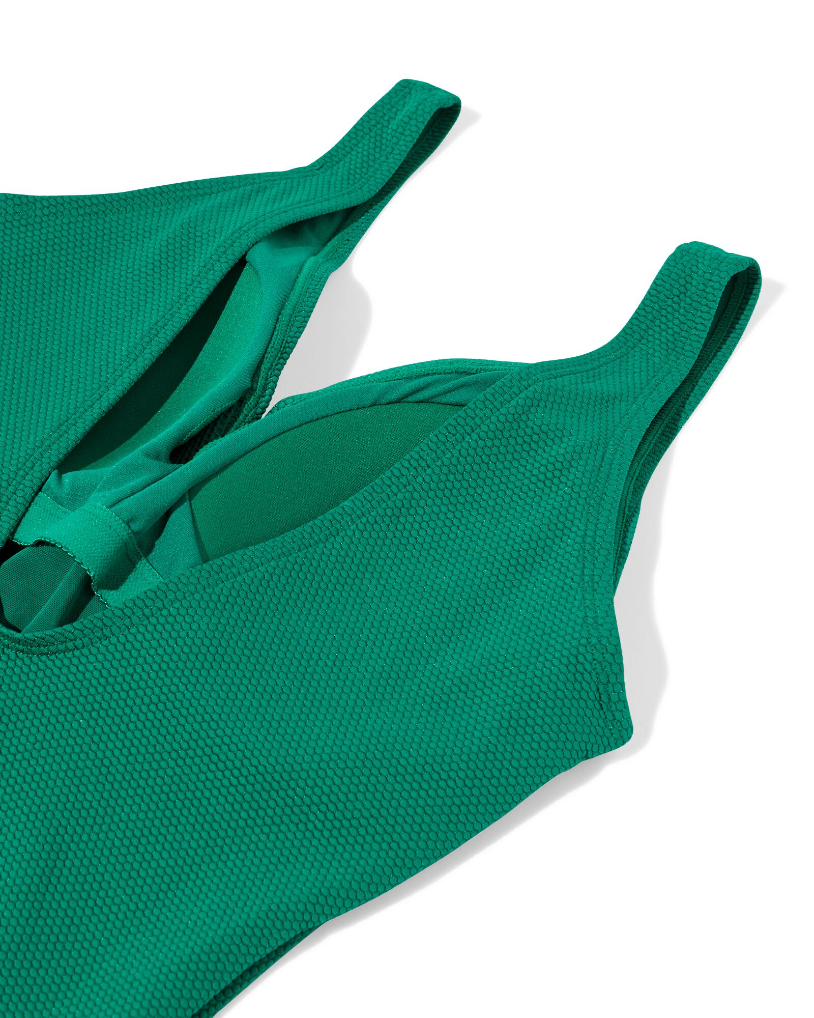 damesbadpak medium support groen - 22351650GREEN - HEMA