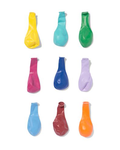 ballons &Oslash;20cm assortis - 50 pi&egrave;ces - 14250025 - HEMA