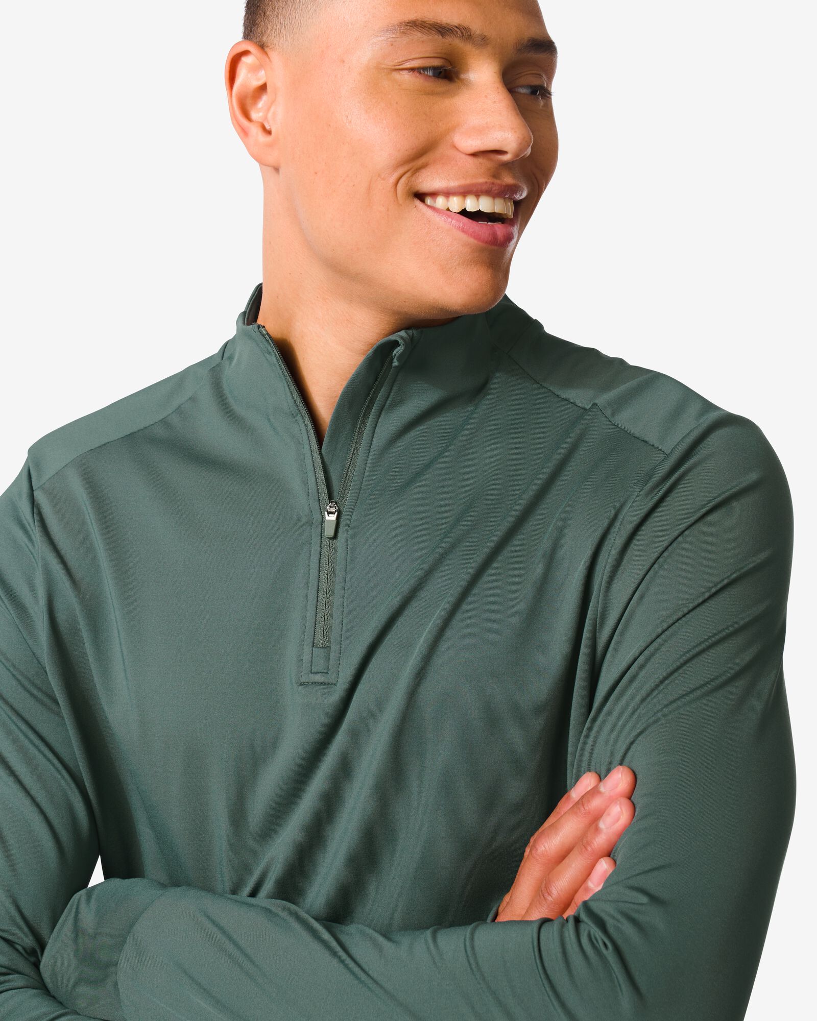 t-shirt sport polaire homme vert vert - 36090212GREEN - HEMA