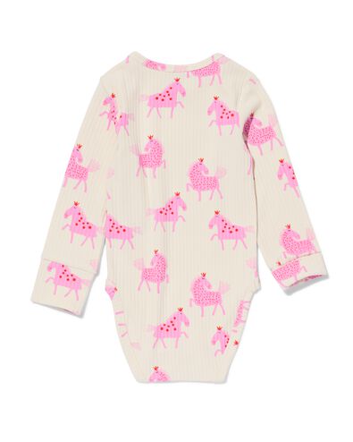 Mitwachsender Strampler ecovero&trade; Pferd eierschalenfarben - 33307150OFFWHITE - HEMA