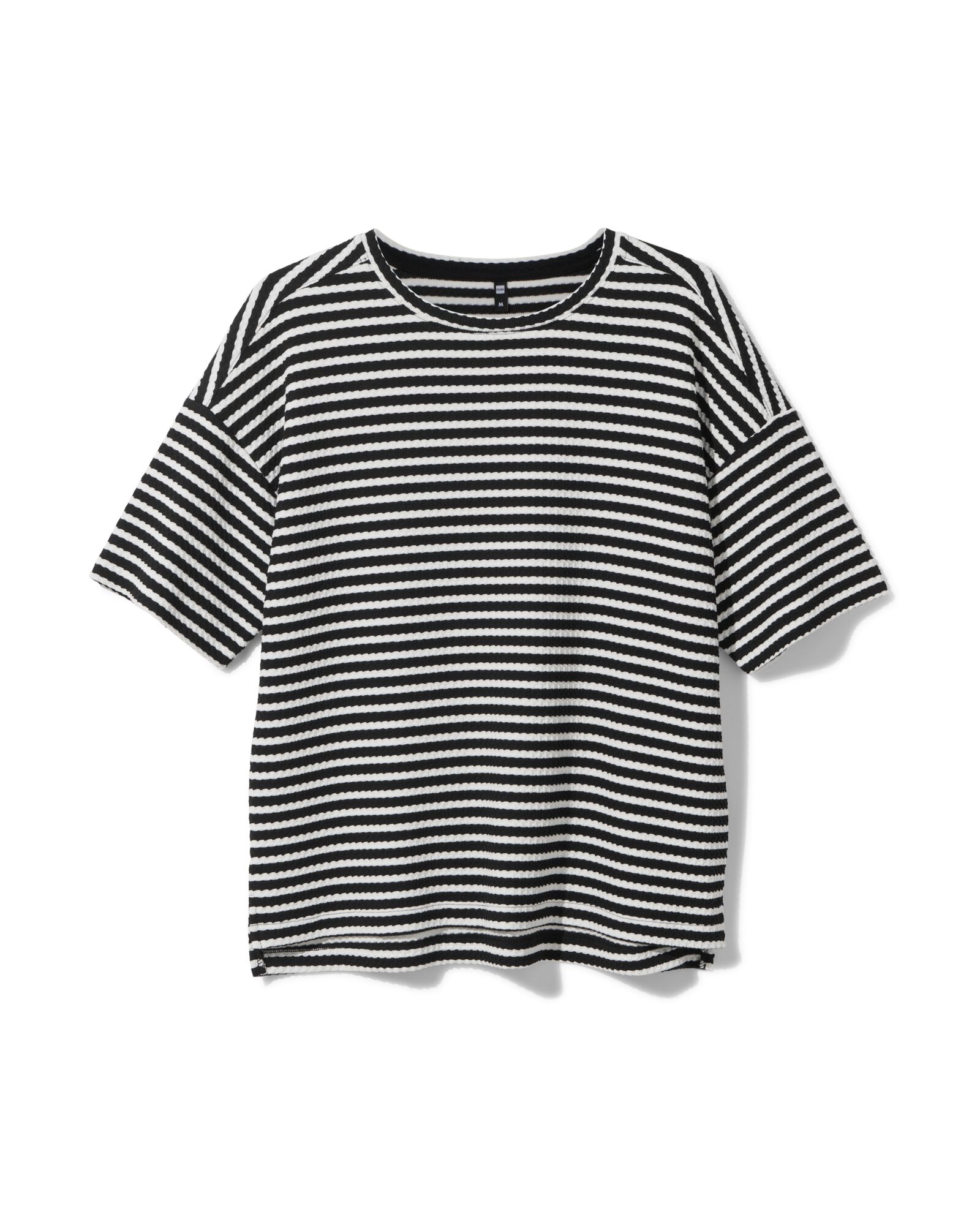 Damen-T-Shirt Cherry schwarz/weiß schwarz/weiß - 36296820BLACKWHITE - HEMA