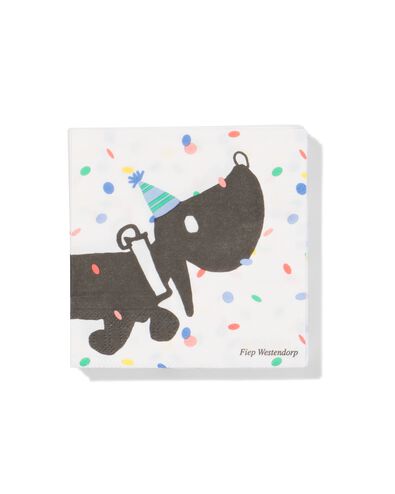 serviettes Takkie et Siepie 33 x 33 cm papier - 14250419 - HEMA