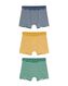 3 boxers enfant coton stretch - rayures multi 170/176 - 19210224 - HEMA
