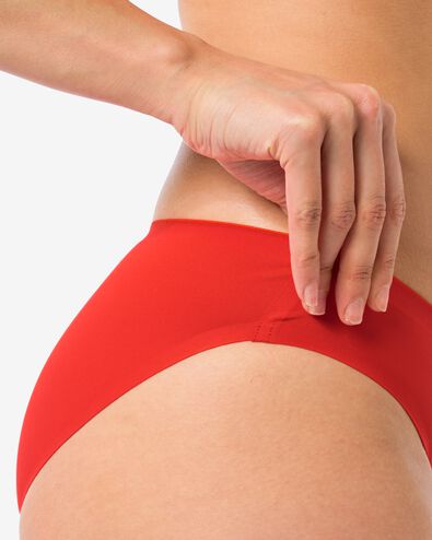 damesslip second skin micro rood - 19650283RED - HEMA