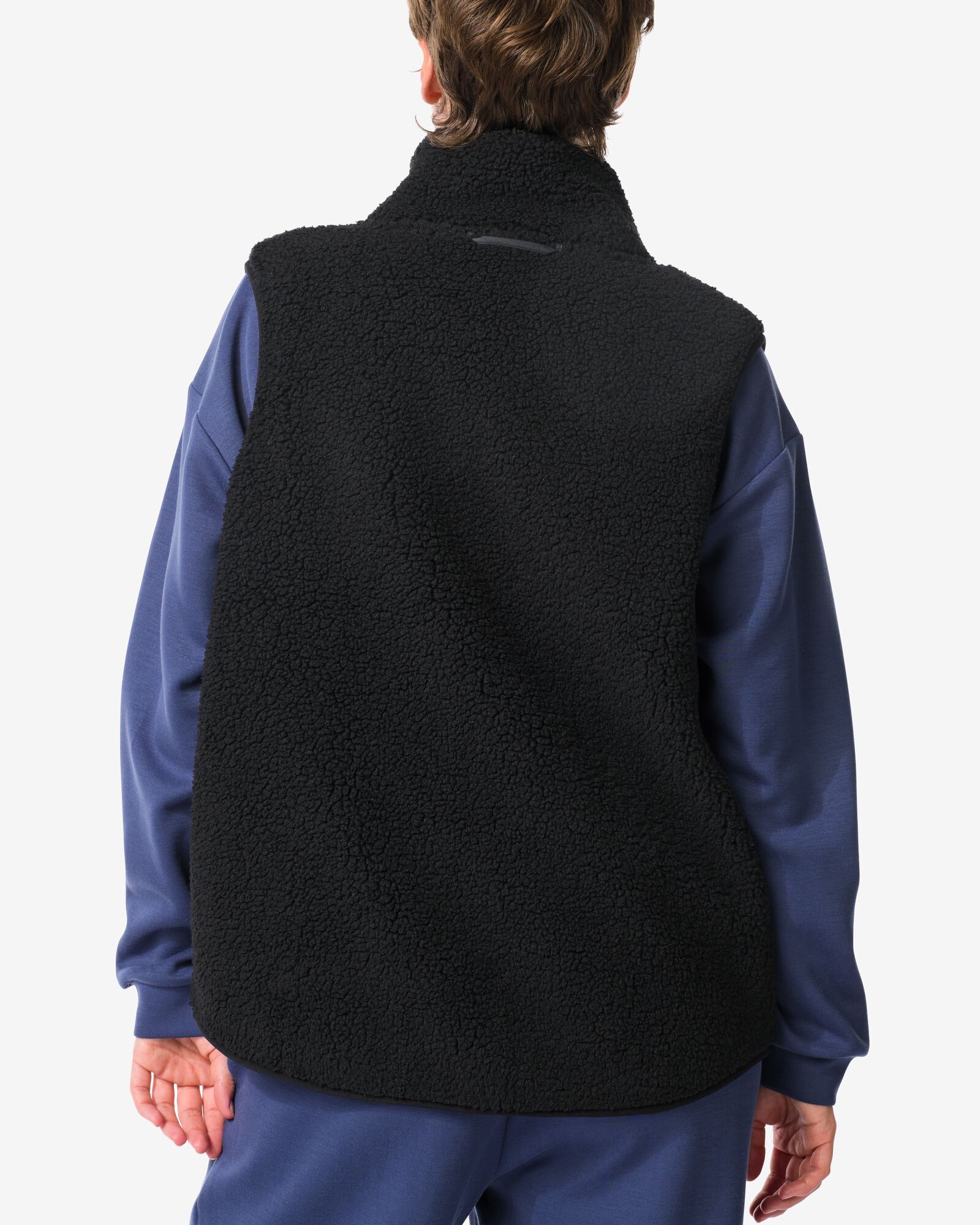 Damen-Sherpa-Bodywarmer schwarz schwarz - 36050215BLACK - HEMA