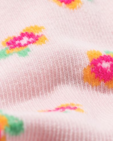chaussettes enfant fleurs - 5 paires lilas lilas - 4320740LILAC - HEMA
