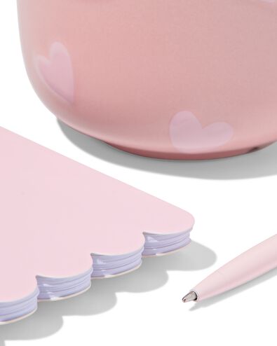 Geschenkset Tasse mit Notizblock + Stift - 14100221 - HEMA