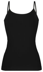 Damen-Hemd mit Bambus, leicht figurformend schwarz schwarz - 1000021222 - HEMA