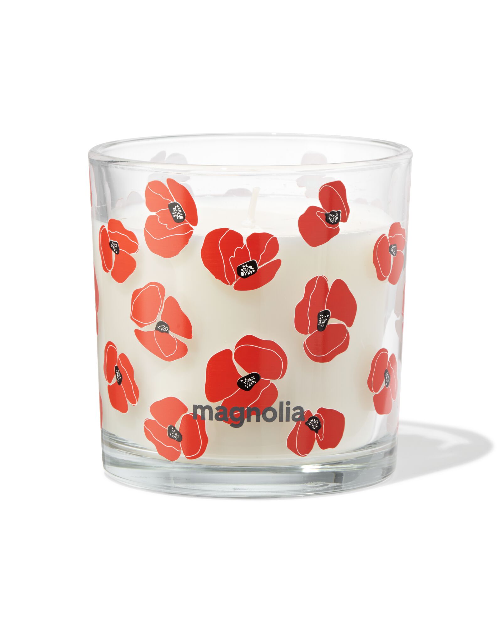 bougie parfum&eacute;e en verre ⌀10x10cm magnolia - 13507584 - HEMA