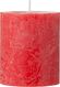 bougie rustique - 8x7 cm - rouge rouge 7 x 8 - 13502117 - HEMA