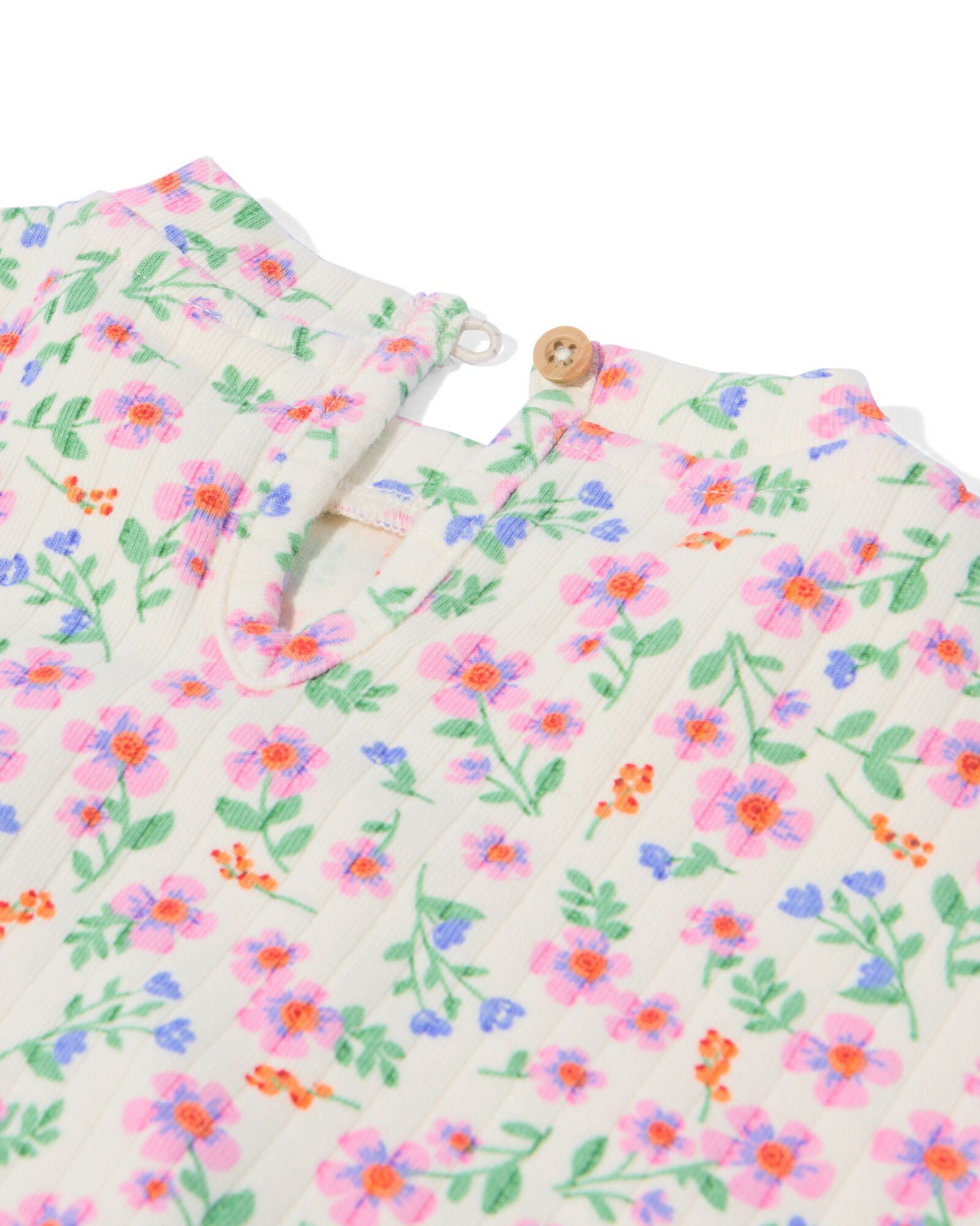 babysweater bloemen ecru - 33079760ECRU - HEMA