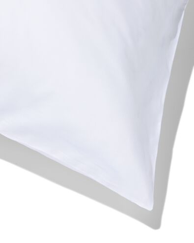 taies d'oreiller 60x70cm coton doux blanc - 5180036 - HEMA