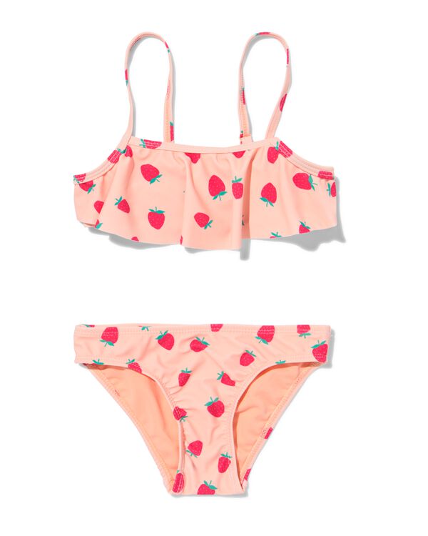 Kinder-Bikini, Erdbeeren pfirsich pfirsich - 22299610PEACH - HEMA