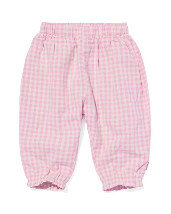 pantalon nouveau-né doublé rose rose - 33479110PINK - HEMA