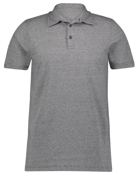 polo homme jersey gris - 1000027306 - HEMA