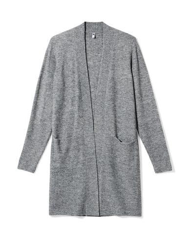 damesvest Lana middengrijs - 36302660MIDGREY - HEMA