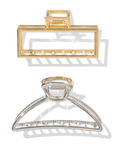 Haarspange 8 cm, gold &ndash; 2 St&uuml;ck - 11800221 - HEMA