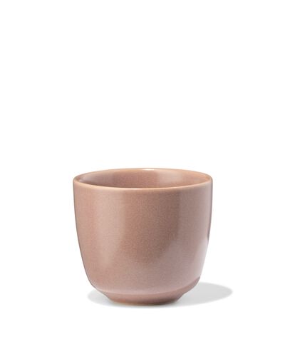espressokopje 90ml Puur aardewerk taupe - 80660321 - HEMA