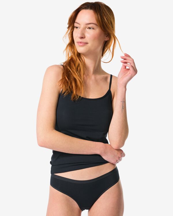 culotte femme coton confort parfait  noir - 19621239BLACK - HEMA