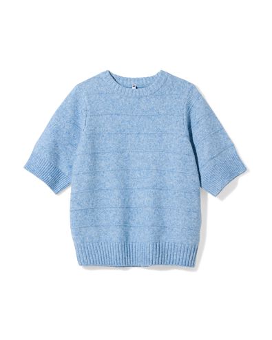 damestrui Fyra gebreid blauw - 36207260BLUE - HEMA