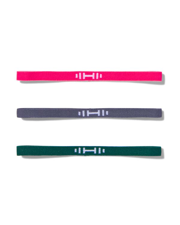 3er-Pack Sport-Haarbänder - 36090472 - HEMA