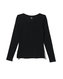 dames t-shirt zwart - 1000005475 - HEMA