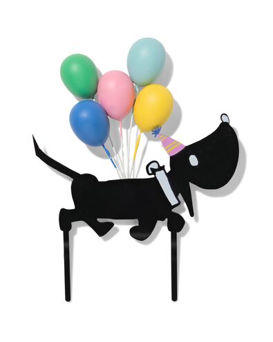 d&eacute;coration de g&acirc;teau r&eacute;utilisable Takkie et Siepie 12x15cm - 14250421 - HEMA