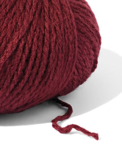 acryl-wol garen bordeaux rood 100gram 165meter - 60760086 - HEMA