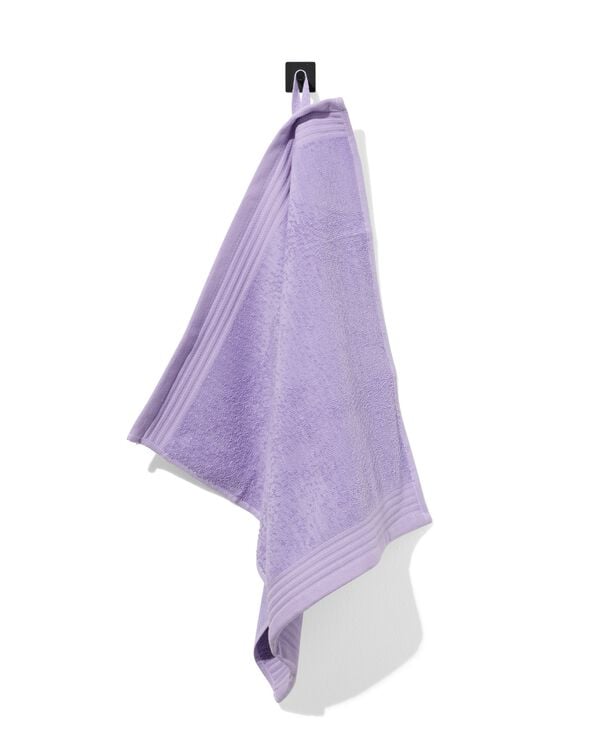 essuie-mains 50x50 coton lilas - 5440259 - HEMA